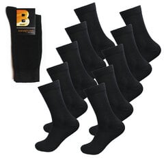 Kojinės vyrams Bisoks 12157, juodos, 10 porų kaina ir informacija | Vyriškos kojinės | pigu.lt