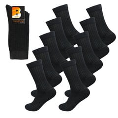 Kojinės vyrams Bisoks 12158, juodos, 10 porų kaina ir informacija | Vyriškos kojinės | pigu.lt