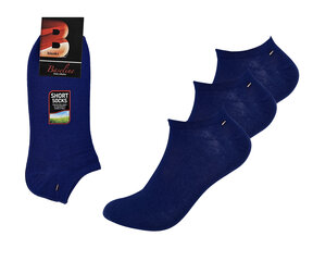 Vyriškos trumpos kojinės Bisoks 12285 mėlyna, 3 poros kaina ir informacija | Vyriškos kojinės | pigu.lt