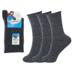 Женские носки Favorite 22196 серые, 3 пары цена и информация | Женские носки | pigu.lt
