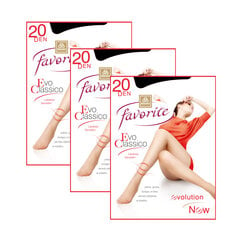 Колготки женские Favorite Evo Classico 41129 черные, 20 den, 3 пары цена и информация | Колготки | pigu.lt