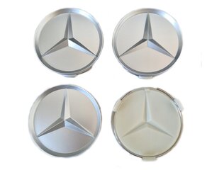 Ratų centro stebulės dangtelis Mercedes, Aftermarket Parts, 4 vnt kaina ir informacija | Auto reikmenys | pigu.lt