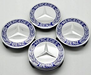 Ratų centriniai dangteliai Mercedes, 4 vnt. kaina ir informacija | Auto reikmenys | pigu.lt