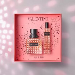 Rinkinys Valentino Born in Roma Donna Coral Fantasy moterims: kvapusis vanduo EDP, 50 ml + kvapusis vanduo EDP, 15 ml kaina ir informacija | Valentino Kvepalai, kosmetika | pigu.lt