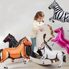 Фольгированные воздушные шарики Лошадь, комплект 6 шт. цена и информация | Шарики | pigu.lt