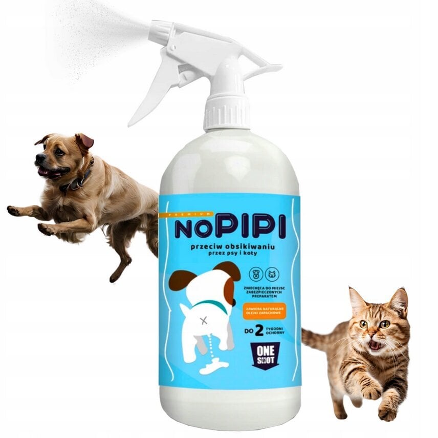 Preparatas nuo kačių ir šunų šlapinimosi OneShot NoPiPi, 500 ml цена и информация | Graužikų, kurmių naikinimas | pigu.lt