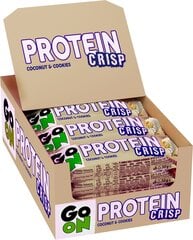 Proteininis batonėlis Go On Protein Crisp Coconut&Cookies, 24 x 45 g kaina ir informacija | Batonėliai | pigu.lt