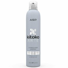 Stiprios fiksacijos plaukų lakas KITOKO Arte Ultimate Finish, 300ml цена и информация | Средства для укладки волос | pigu.lt