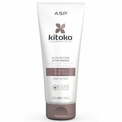 Plaukų kaukė KITOKO Nutri Restore Active Masque, 200ml kaina ir informacija | Balzamai, kondicionieriai | pigu.lt