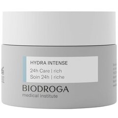 Intensyviai drėkinamasis kremas sausai odai BIODROGA MEDICAL Hydra Intense 24h Rich, 50ml цена и информация | Кремы для лица | pigu.lt