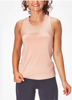 Bėgimo marškinėliai moterims Diadora, rožiniai kaina ir informacija | Sportinė apranga moterims | pigu.lt