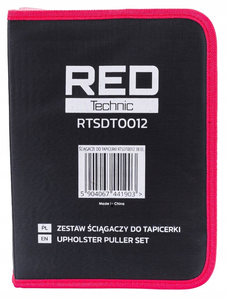 Automobilio apmušalų išmontavimo komplektas Red Technic RTSDT0012, 38 dalys kaina ir informacija | Mechaniniai įrankiai | pigu.lt