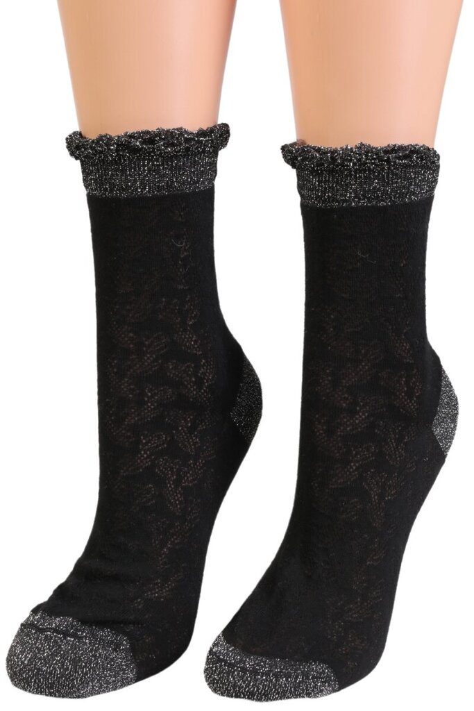 Kojinės moterims Sokisahtel Amadea, juodos kaina ir informacija | Moteriškos kojinės | pigu.lt