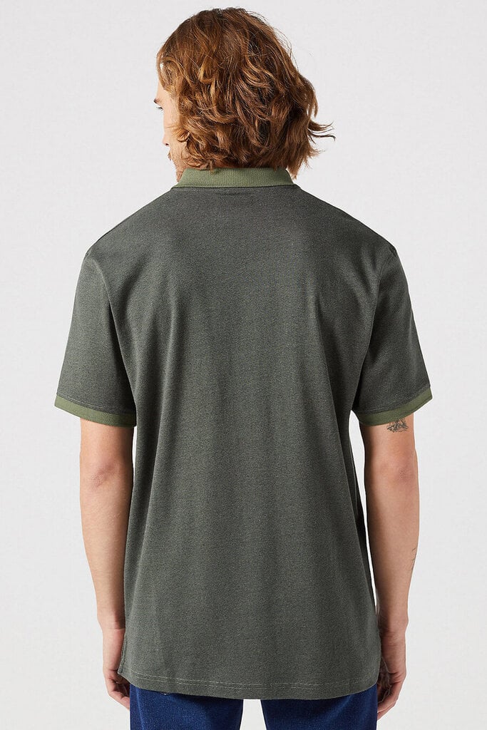 Polo marškinėliai vyrams Wrangler, žali цена и информация | Vyriški marškinėliai | pigu.lt