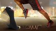 Physix Gear Sport kompresinės bėgimo kojinės unisex, juodos/rudos, 2 poros цена и информация | Vyriškos kojinės | pigu.lt