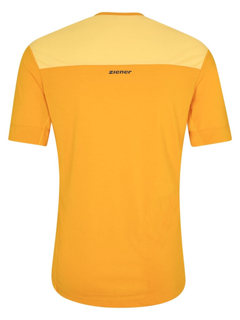 Sportiniai marškinėliai vyrams Ziener Nentin 249207, geltoni цена и информация | Sportinė apranga vyrams | pigu.lt