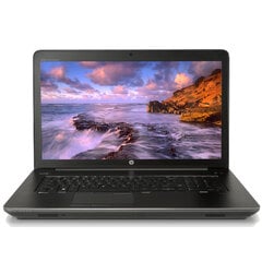 HP ZBook 17 G3 17.3 1600x900 i5-6440HQ 8GB 256SSD M.2 NVME WIN10Pro RENEW цена и информация | Ноутбуки | pigu.lt