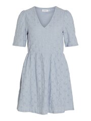 Vila женское платье 14094726*01, белый/синий  цена и информация | Платья | pigu.lt