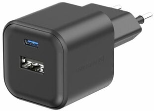 Swissten 3арядное устройство GaN USB-C 35W PD / USB-A 27W QC цена и информация | Зарядные устройства для телефонов | pigu.lt