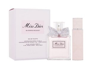 Набор Dior Miss Dior Blooming Bouquet для женщин: парфюмерная вода EDP, 100 мл + туалетная вода EDT, 10 мл цена и информация | Женские духи | pigu.lt