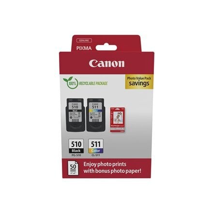 Canon PG-510/CL-51 (2970B017) цена и информация | Kasetės rašaliniams spausdintuvams | pigu.lt