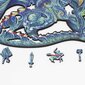 Medinė dėlio Fantasy puzzles Dragon XL, 870 d. kaina ir informacija | Dėlionės (puzzle) | pigu.lt