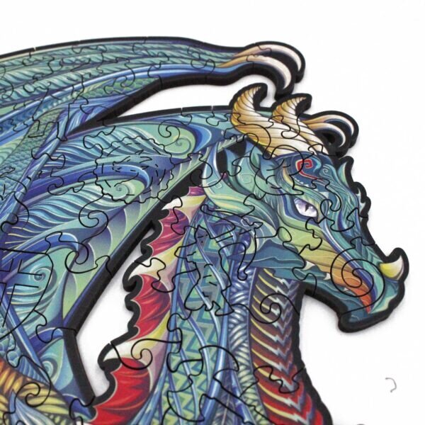 Medinė dėlio Fantasy puzzles Dragon XL, 870 d. kaina ir informacija | Dėlionės (puzzle) | pigu.lt