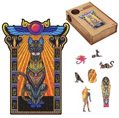 Medinė dėlionė Fantasy puzzles Bastet, XL, 600 d. kaina ir informacija | Dėlionės (puzzle) | pigu.lt