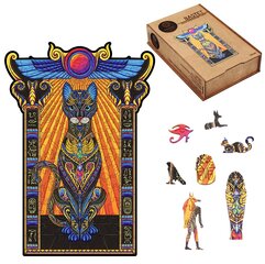 Medinė dėlionė Fantasy puzzles Bastet, L, 300 d. цена и информация | Пазлы | pigu.lt