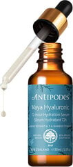 Drėkinamasis veido serumas Antipodes Maya Hyaluronic, 30 ml kaina ir informacija | Veido aliejai, serumai | pigu.lt