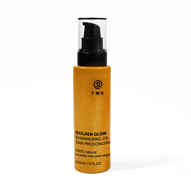 Kūno aliejus įdegiui Two Cosmetics Golden Glow body oil, 150 ml kaina ir informacija | Kremai nuo saulės | pigu.lt