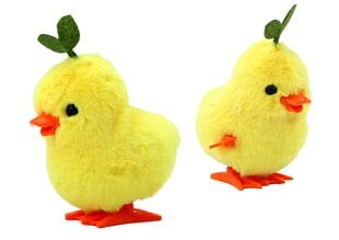Prisukamas šokinėjantis viščiukas Lean Toys, 1 vnt kaina ir informacija | Minkšti (pliušiniai) žaislai | pigu.lt