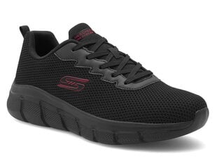 Bobs b flex chill edge skechers 118106bbk vīriešiem juoda men's black 118106BBK цена и информация | Кроссовки для мужчин | pigu.lt