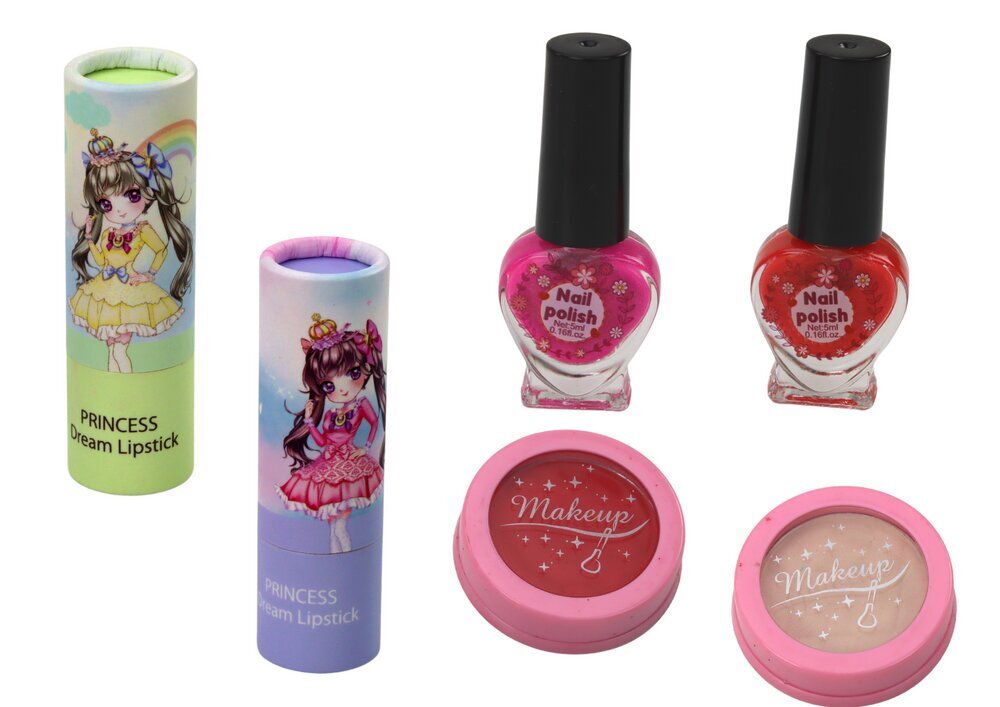 Grožio rinkinys vaikams LeanToys Beauty, rožinis, 1 vnt. цена и информация | Kosmetika vaikams ir mamoms | pigu.lt