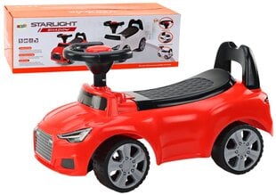 Paspiriamas automobilis Lean Toys, raudonas kaina ir informacija | Žaislai kūdikiams | pigu.lt