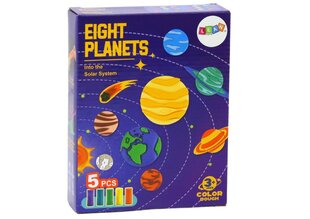 Plastilino rinkinys su formelėmis Lean Toys Planetos kaina ir informacija | Piešimo, tapybos, lipdymo reikmenys | pigu.lt