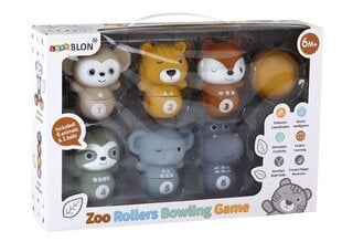 Boulingo žaidimai su gyvūnais Lean Toys kaina ir informacija | Žaislai kūdikiams | pigu.lt