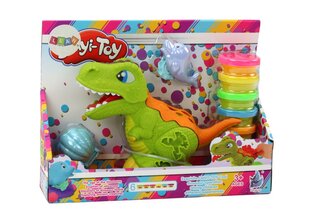 Dinozauro ir plastilino formelių rinkinys Lean Toys kaina ir informacija | Lavinamieji žaislai | pigu.lt