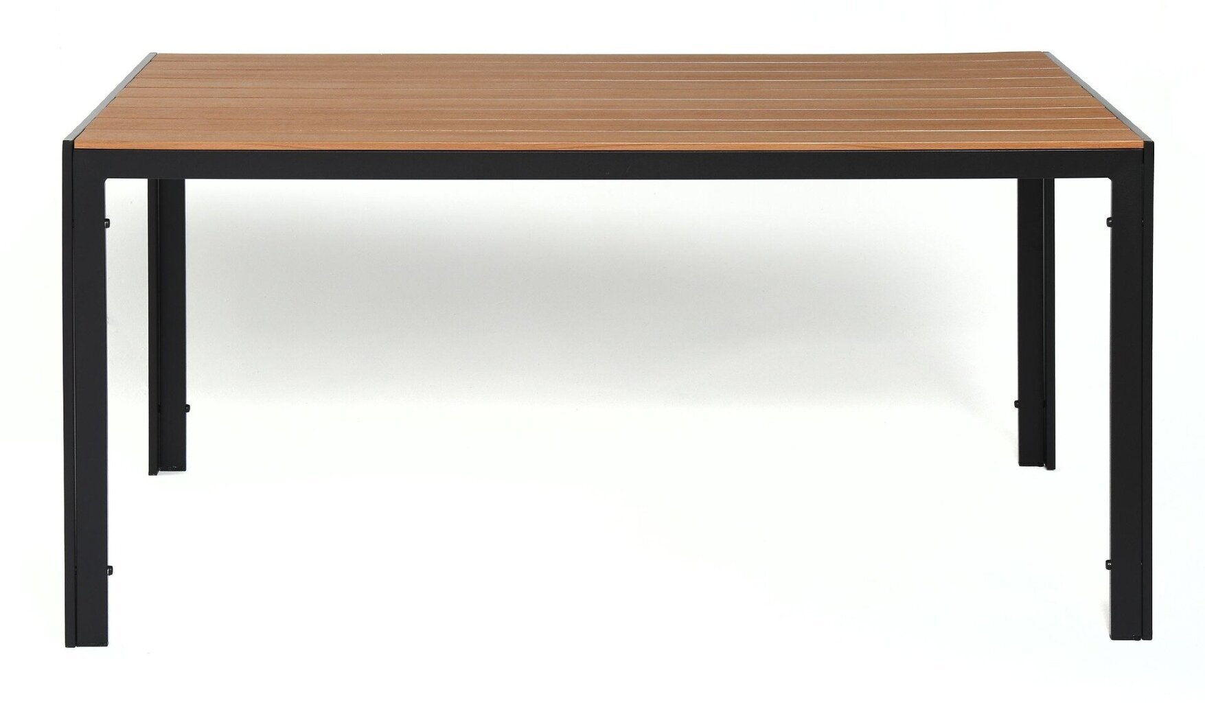 Lauko stalas 150x90x74 cm, rudas kaina ir informacija | Lauko stalai, staliukai | pigu.lt
