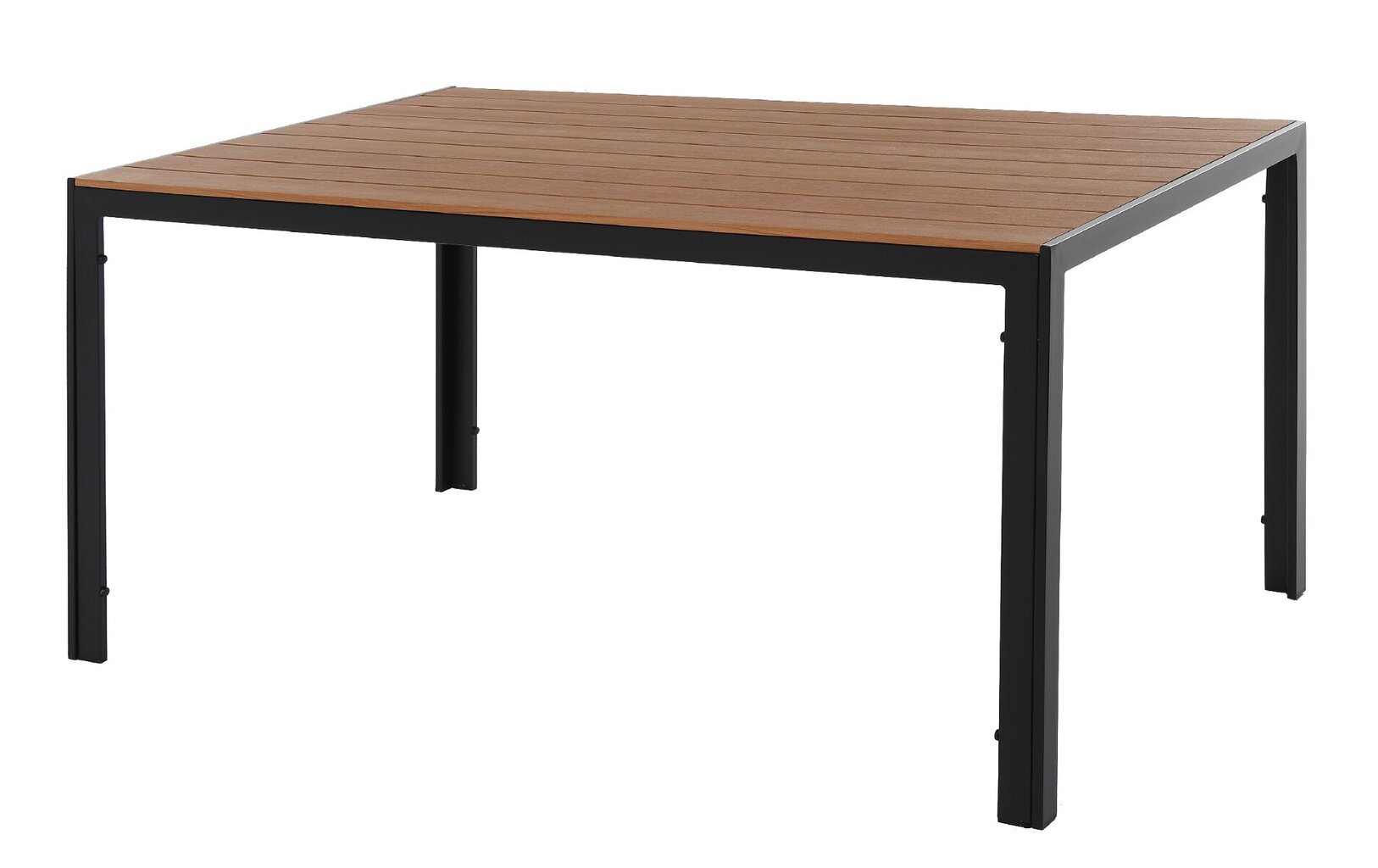 Lauko stalas 150x90x74 cm, rudas kaina ir informacija | Lauko stalai, staliukai | pigu.lt