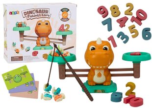 Edukacinis žaislas Lean Toys Matematikos dinozauras kaina ir informacija | Lavinamieji žaislai | pigu.lt