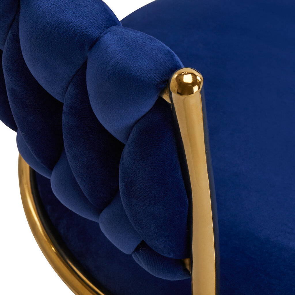 Kėdė 4Rico QS-GW01G, mėlyna kaina ir informacija | Baldai grožio salonams | pigu.lt