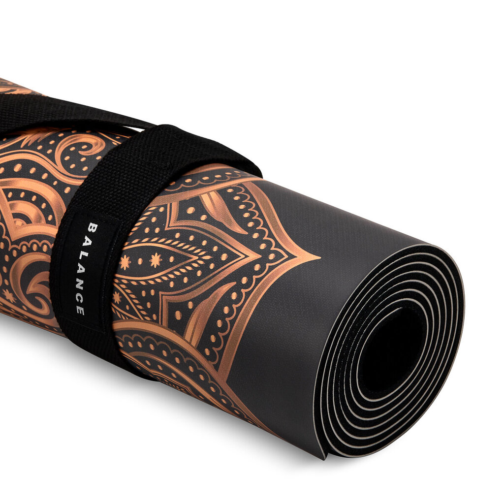 Jogos kilimėlis Balance, 185x68ncm, juodas kaina ir informacija | Kilimėliai sportui | pigu.lt