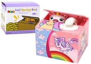 Interaktyvi taupyklė Lean Toys Vienaragis, rožinė kaina ir informacija | Žaislai mergaitėms | pigu.lt