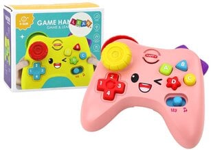 Interaktyvi konsolė Lean Toys, rožinė kaina ir informacija | Žaislai kūdikiams | pigu.lt