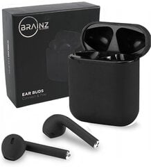Brainz Ear Buds Black kaina ir informacija | Ausinės | pigu.lt