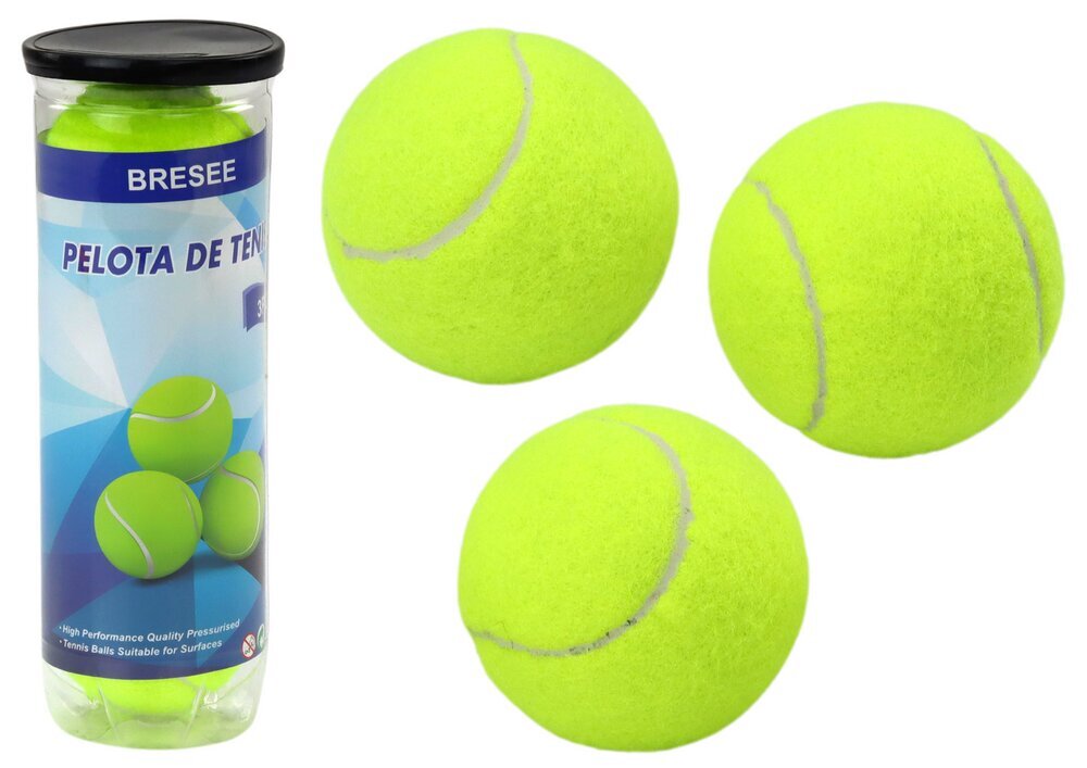 Teniso kamuoliukai, geltoni цена и информация | Lauko teniso prekės | pigu.lt