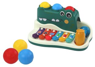 Žaislinis pianinas Lean Toys Krokodilas kaina ir informacija | Lavinamieji žaislai | pigu.lt