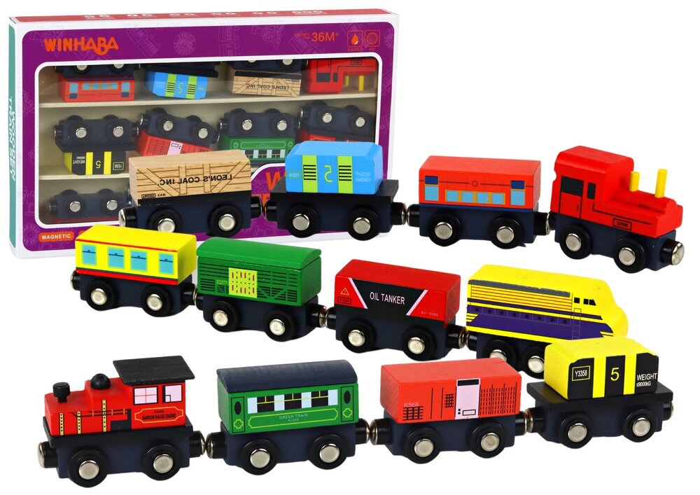 Medinis traukinys Winhaba цена и информация | Žaislai berniukams | pigu.lt
