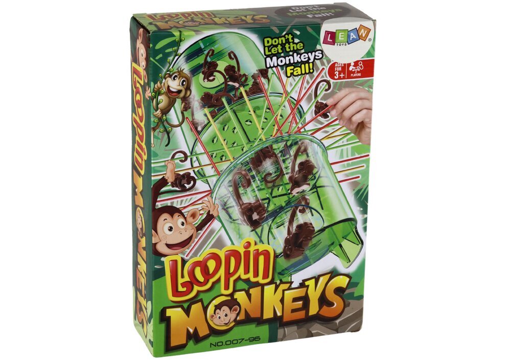 Arkadinis žaidima Lean Toys Pagauk krentančią beždžionę kaina ir informacija | Stalo žaidimai, galvosūkiai | pigu.lt